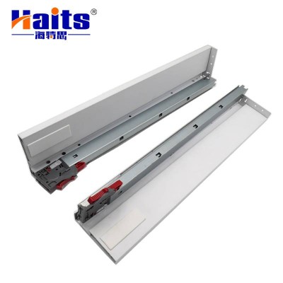 Double Wall Hidden Drawer Slides Heavy Duty Ball Bearing Drawer Slide Telescopic Drawer Track